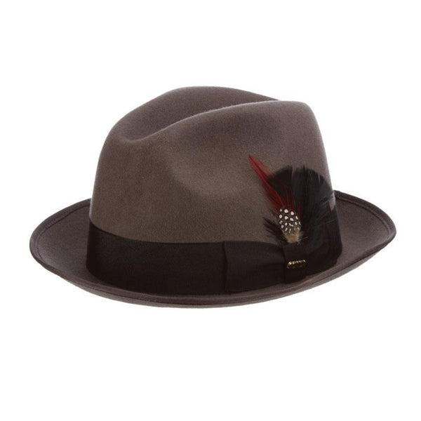 Scala Uptown Short Brim Wool Fedora - Image 6