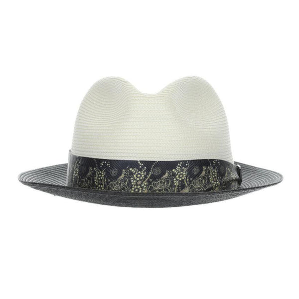 Stacy Adams Haring Straw Trilby Hat Straw Trilby Fedora - Image 3