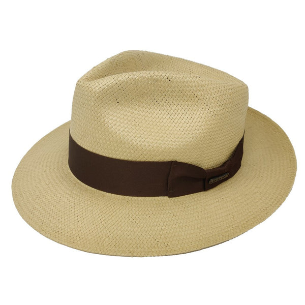 Stetson Adventurer Shantung Straw Fedora - Image 2