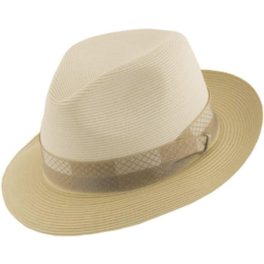 Stetson Andover Florentine Milan Straw Fedora