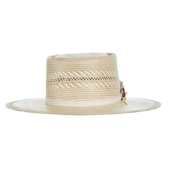 Stetson Batterson Vented Shantung Straw Gambler - Image 2