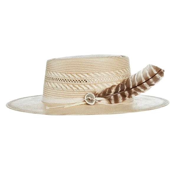 Stetson Batterson Vented Shantung Straw Gambler - Image 3