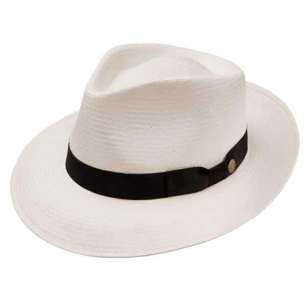 Stetson Reward Pinch Front Shantung Straw Fedora - Image 2