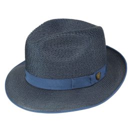 Stetson Regalis B Vented Pinch Front Straw Fedora
