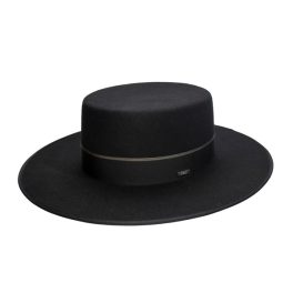 Fernandez y Roche Bolero in Black Wool Sevillian Hat Made in Spain