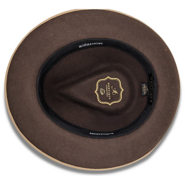 Montique Cornerstone Pinch Front Wool Fedora - Image 3