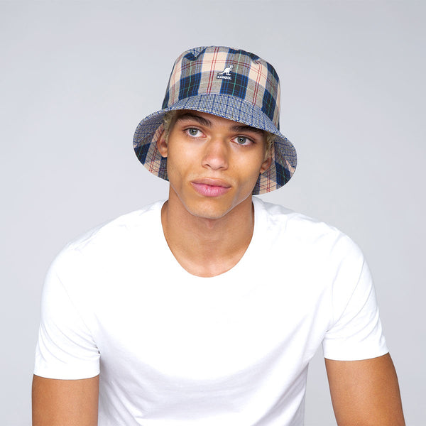 Kangol Plaid Mash-Up Plaid Bucket Hat - Image 2
