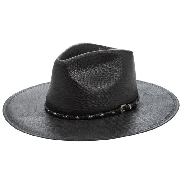 Stetson Night Rider Shantung Straw Wide Brim Fedora - Image 2